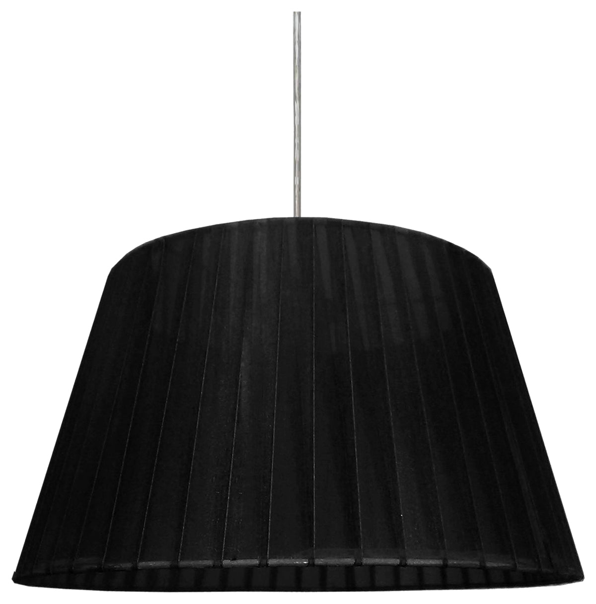 NOTIZIA lampa wisząca satynowy 37 1x60W E27 abażur czarny
