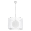 CHICAGO lampa wisząca 37 1x60W E27 biały