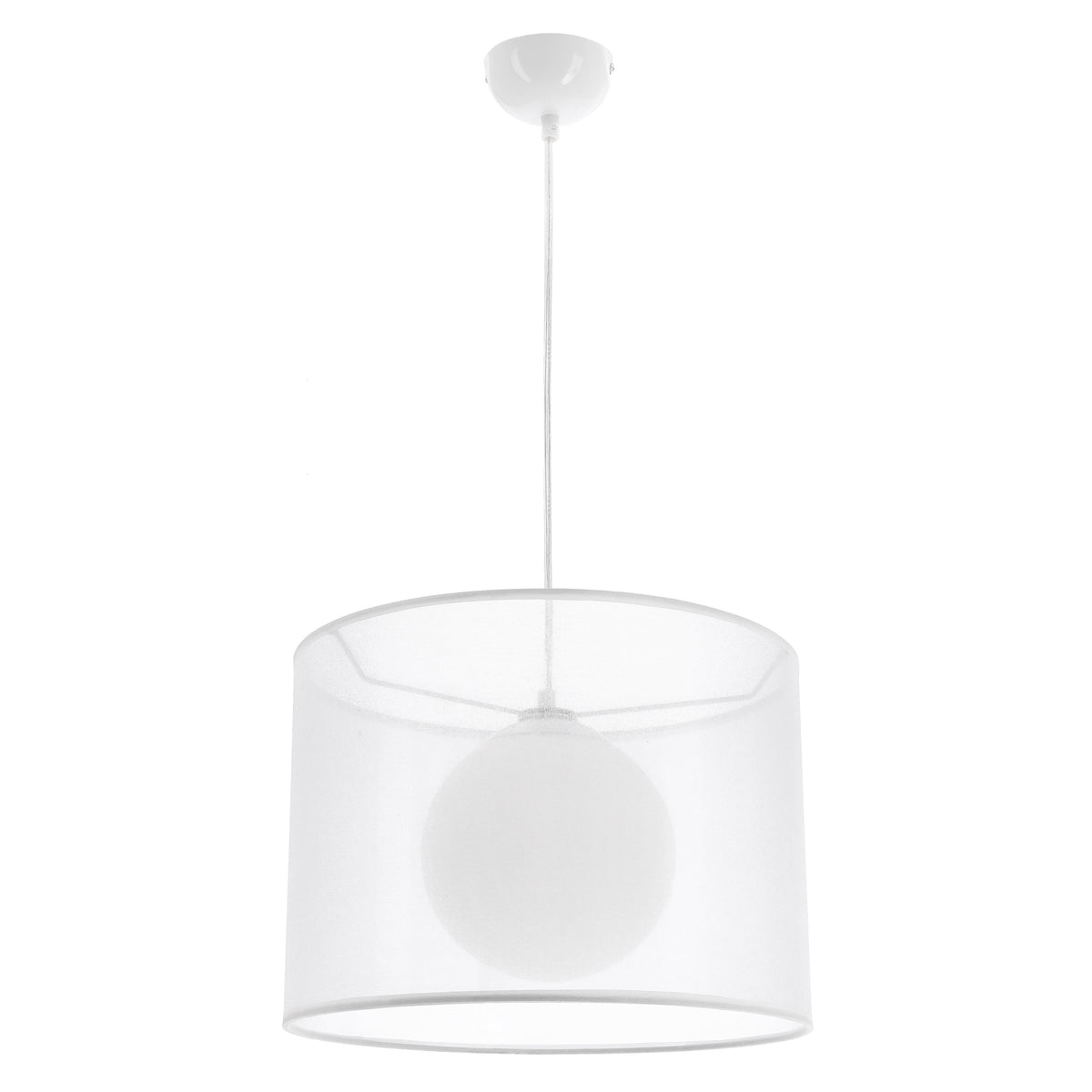 CHICAGO lampa wisząca 37 1x60W E27 biały