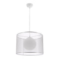 CHICAGO lampa wisząca 37 1x60W E27 srebrny