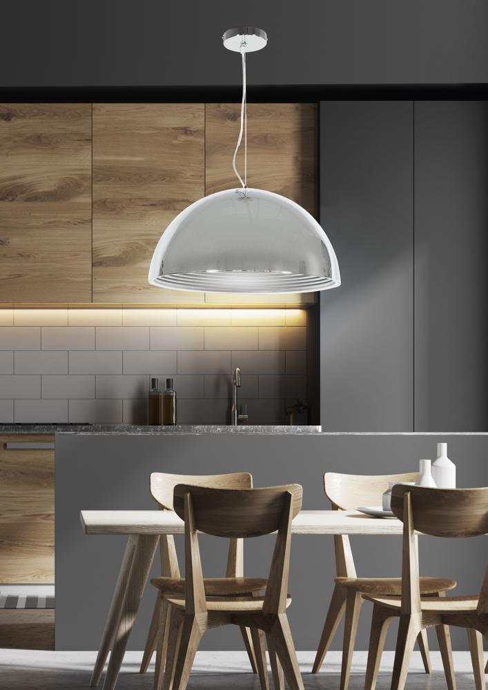 DORADA lampa wisząca 40 1x60W E27 chrom