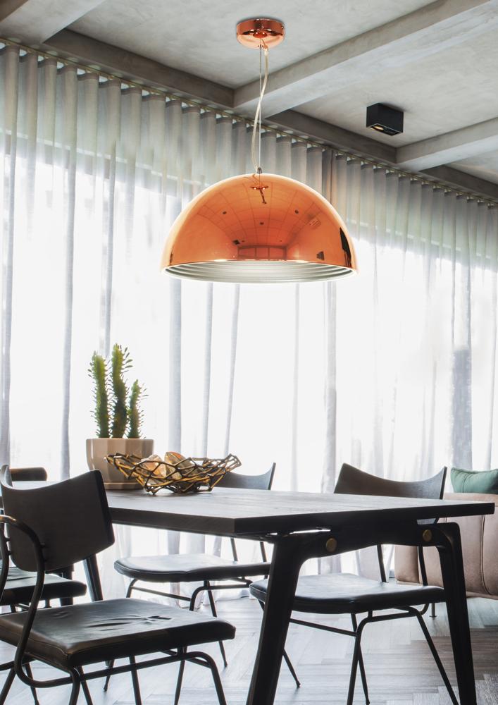 AMALFI lampa wisząca 40 1x60W E27 miedziany