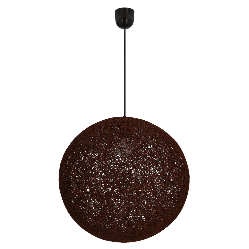 CARUBA lampa wisząca 1x60W E27 brązowy 50