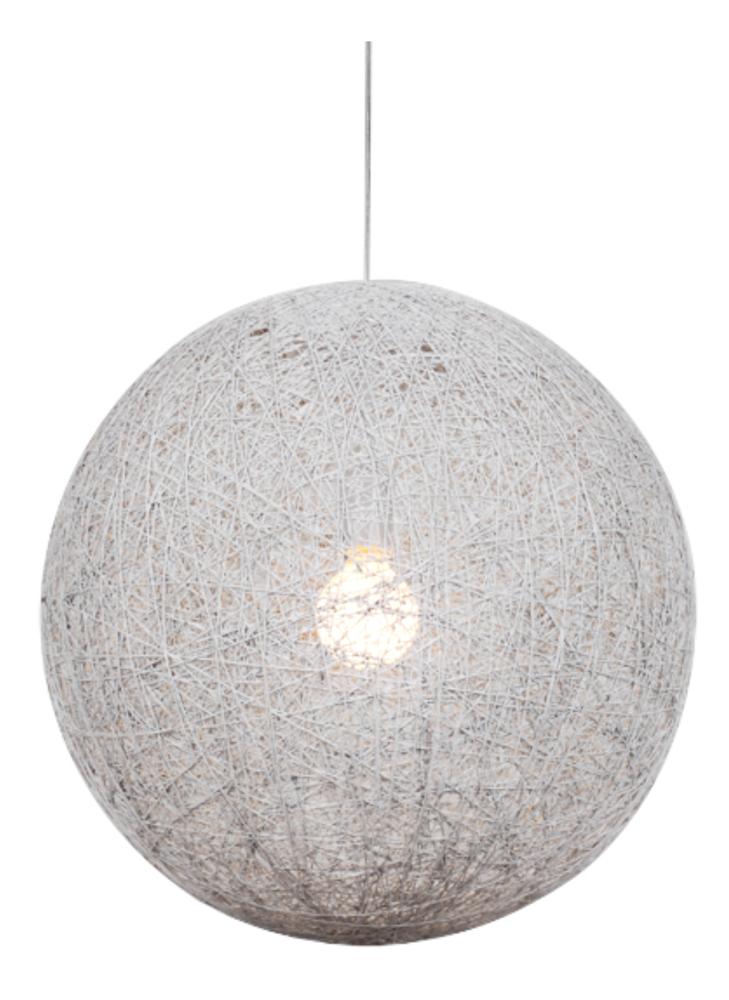 CARUBA lampa wisząca 1x60W E27 biały 30