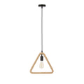 Triun lampa wisząca czarny+beżowy 1x40W E27