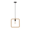Quadro lampa wisząca czarny+beżowy 1x40W E27