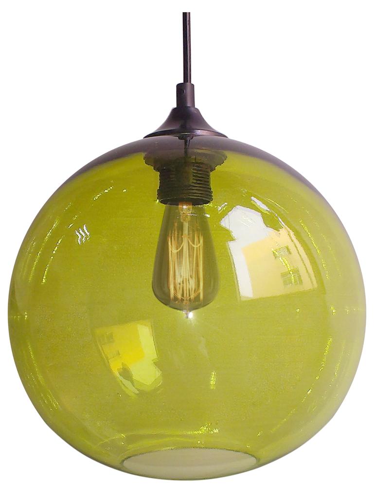 lampa wisząca edison 25 1x60W E27 zielony