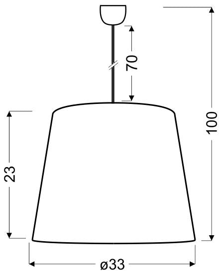 WINTER lampa wisząca 30 1x60W E27