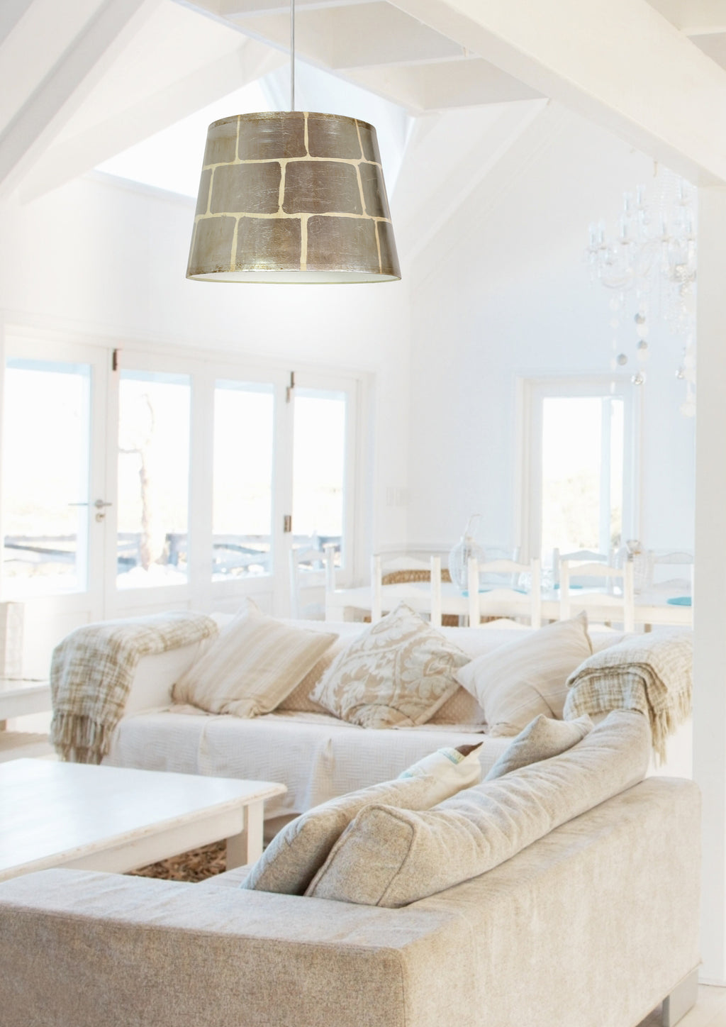 AMERICANO 2 lampa wisząca 35 1x60W E27 (abażur 77-32294 z zawiesiem 85-10523)