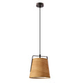 Milbury lampa sufitowa czarny 1x40W E27 abażur żółty