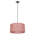 SHANTI lampa wisz¹ca czarny 1x40 E27 aba¿ur jasny wrzosowy