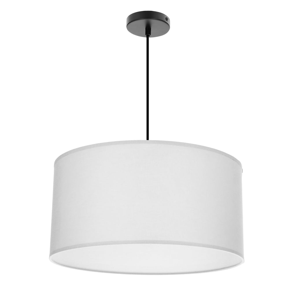 SHANTI lampa wisz¹ca czarny 1x40W E27 aba¿ur szary