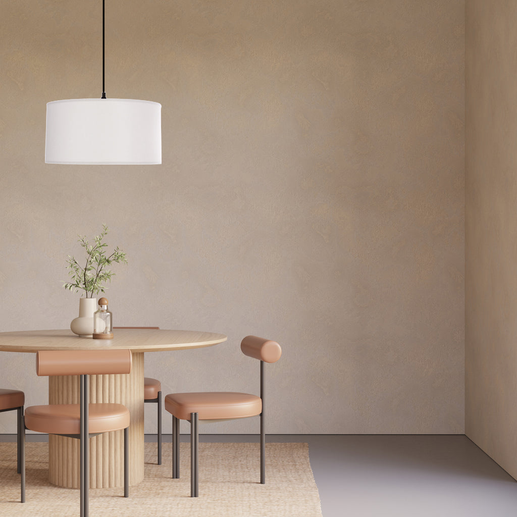 SHANTI lampa wisz¹ca czarny 1x40W E27 aba¿ur szary
