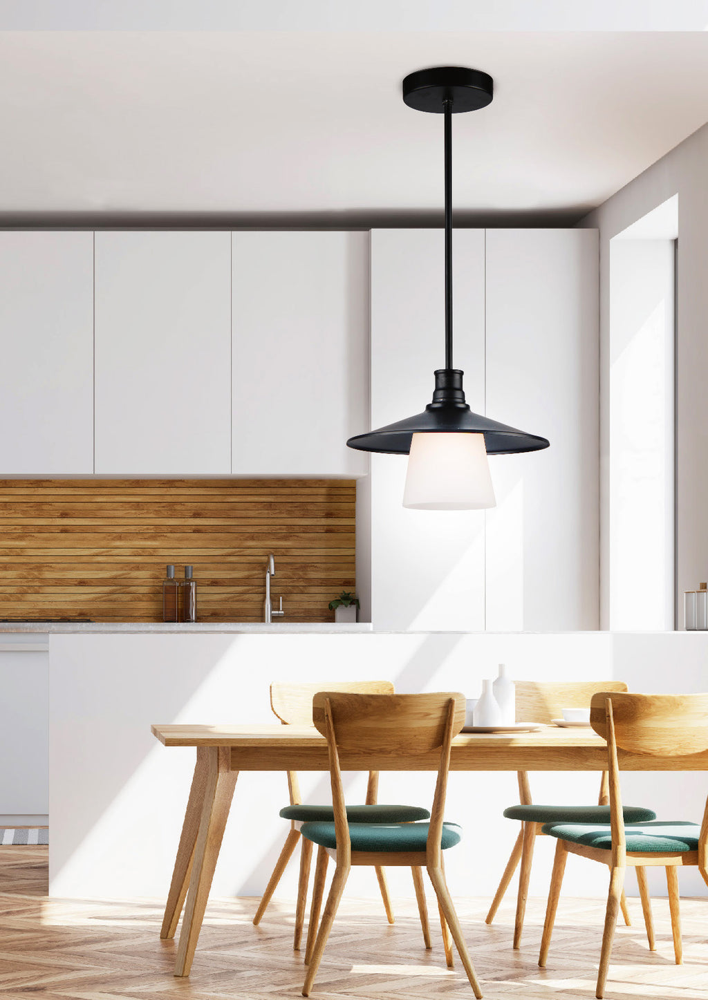 LOFT lampa wisząca 1x60W E27 czarny