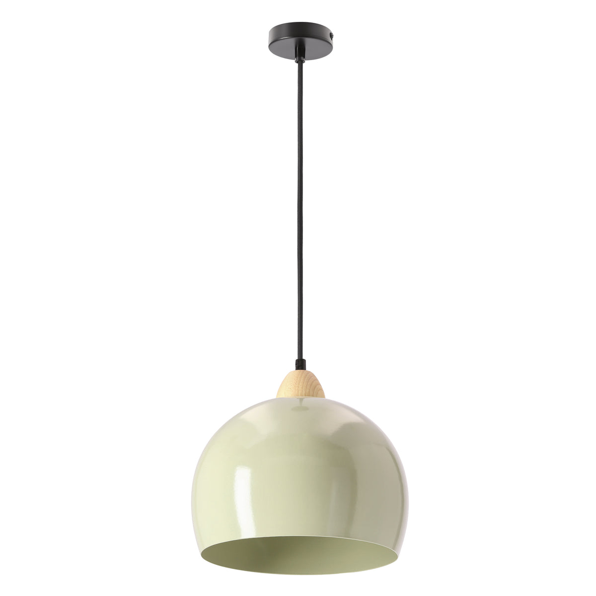 Monroe lampa wisząca 1x60W E27 klosz oliwkowy