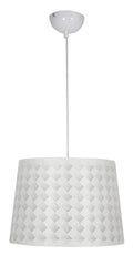 ORLANDO lampa wisząca 35 kratka 1x60W E27 biały