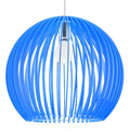 HAGA lampa wisząca 1x60W E27 36x36x110 niebieski