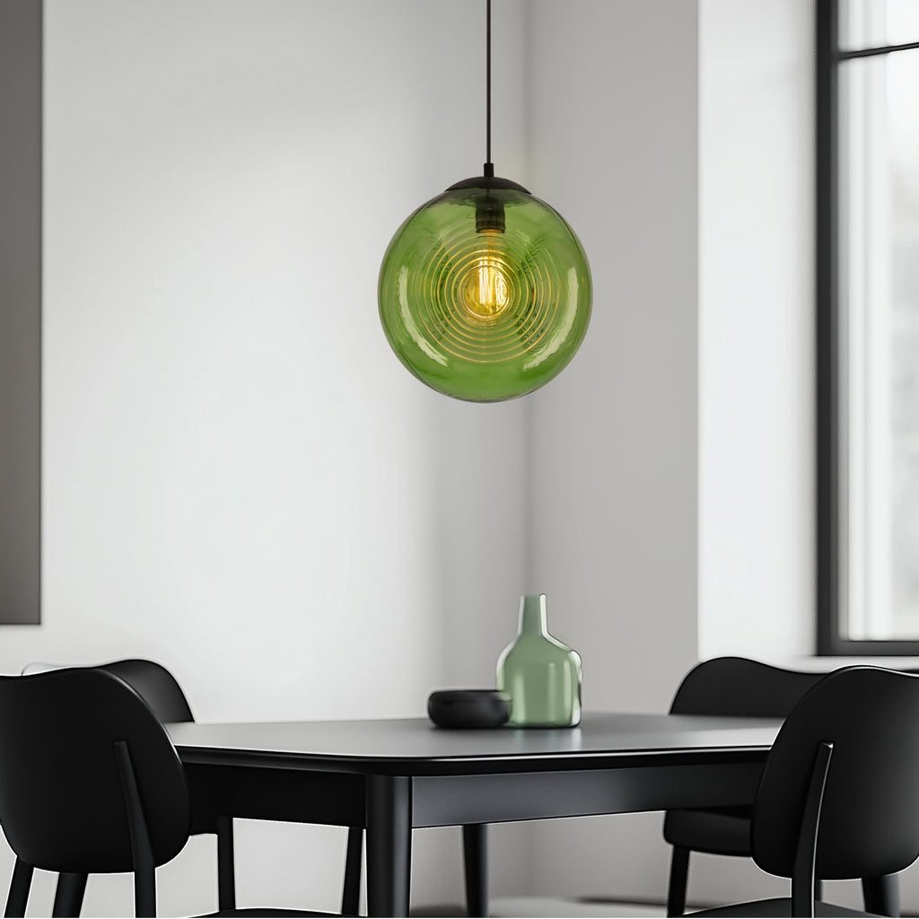 CLUB lampa wisząca 28 1x60W E27 zielony