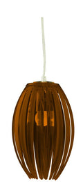 ABUKO lampa wisząca 1x60W E27 brązowy mały