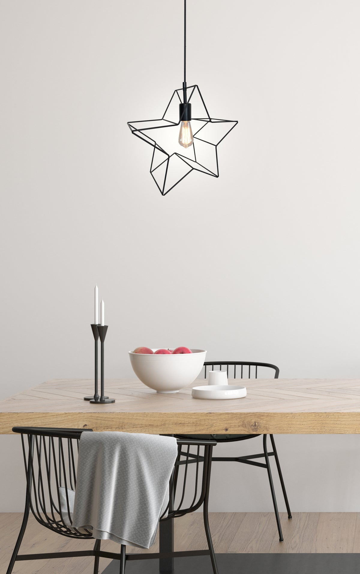 GWIAZDKA lampa wisząca 1x60W E27