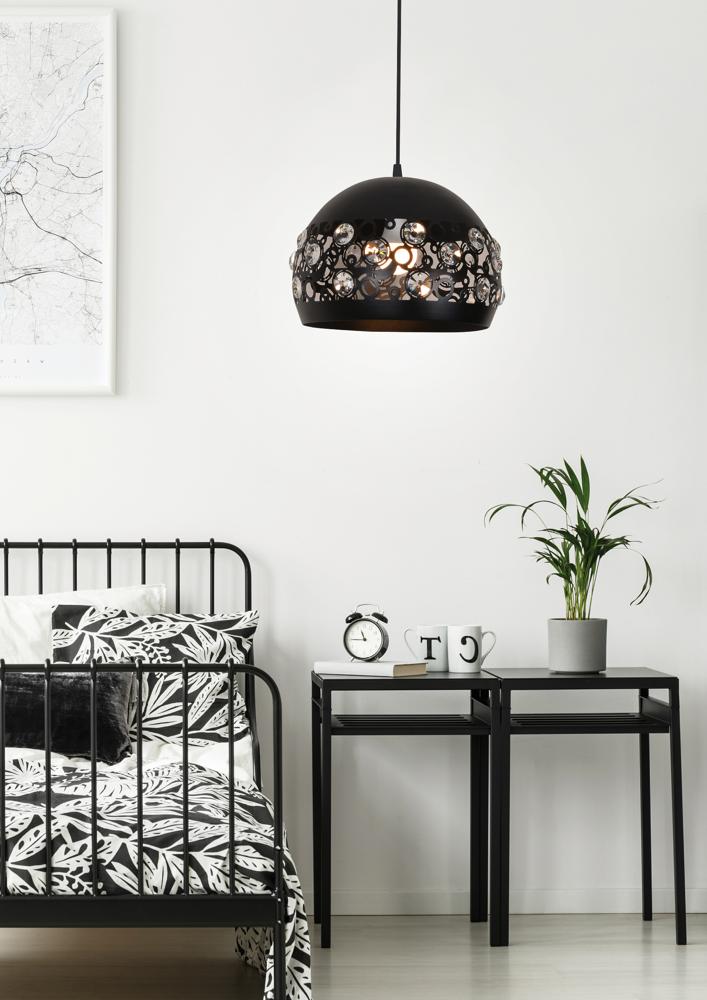 JOLINA lampa wisząca 30 1x40W E27 czarny