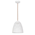 BENE lampa wisząca 20/21 stożek 1x60W E27 ażurowy biały