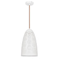 BENE lampa wisząca 20/33 stożek 1x60W E27 ażurowy biały