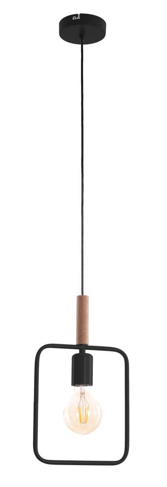 FRAME lampa wisząca 1x60W E27 czarny