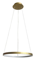 LUNE lampa wisząca 40 złoty 25W LED 4000k