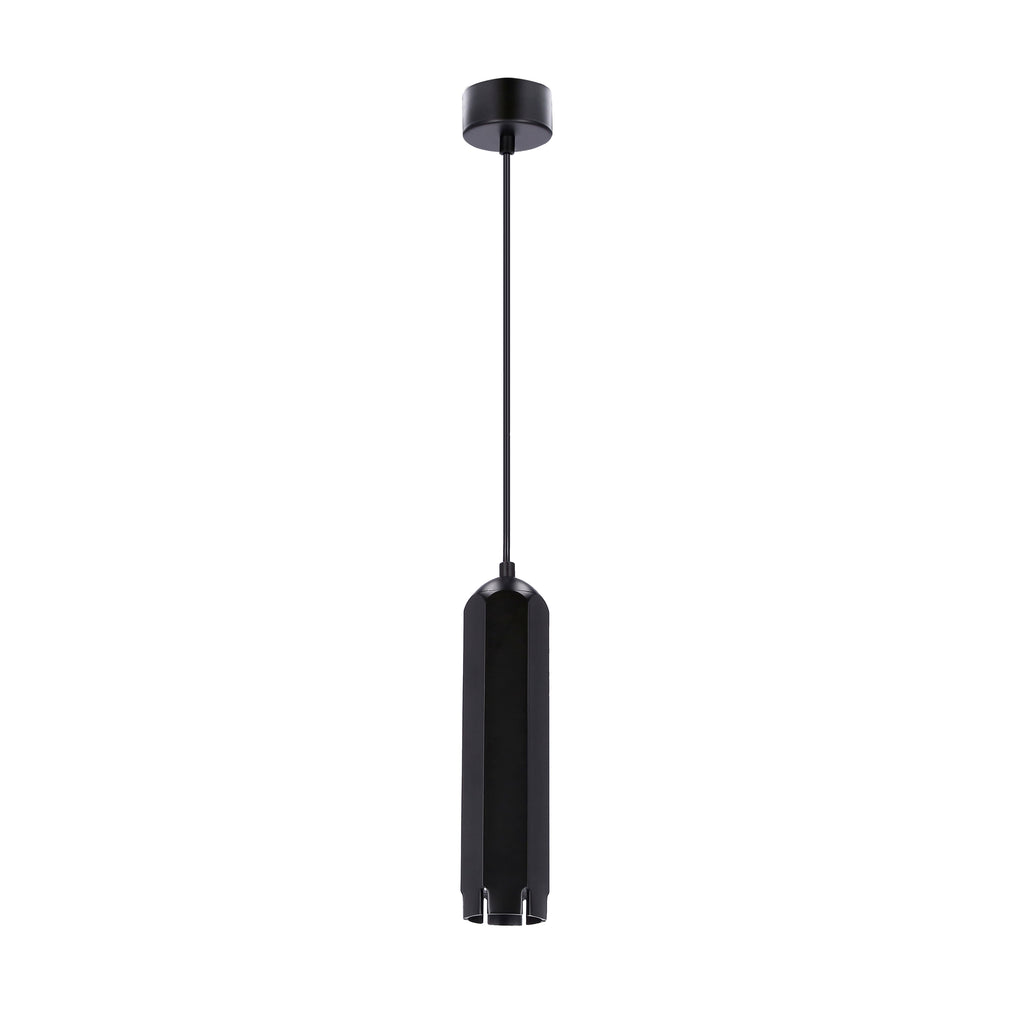 lampa wisząca tuba 1x50W GU10 6,3/25 czarny