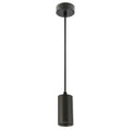 Tubo lampa wisząca czarny 1x25W GU10 klosz 10cm czarny