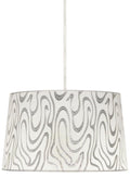 TIGER lampa wisząca 40 1x60W E27 biało-srebrny