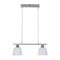 HYBRYDA zwis 2x40W E14 nikiel mat promocja