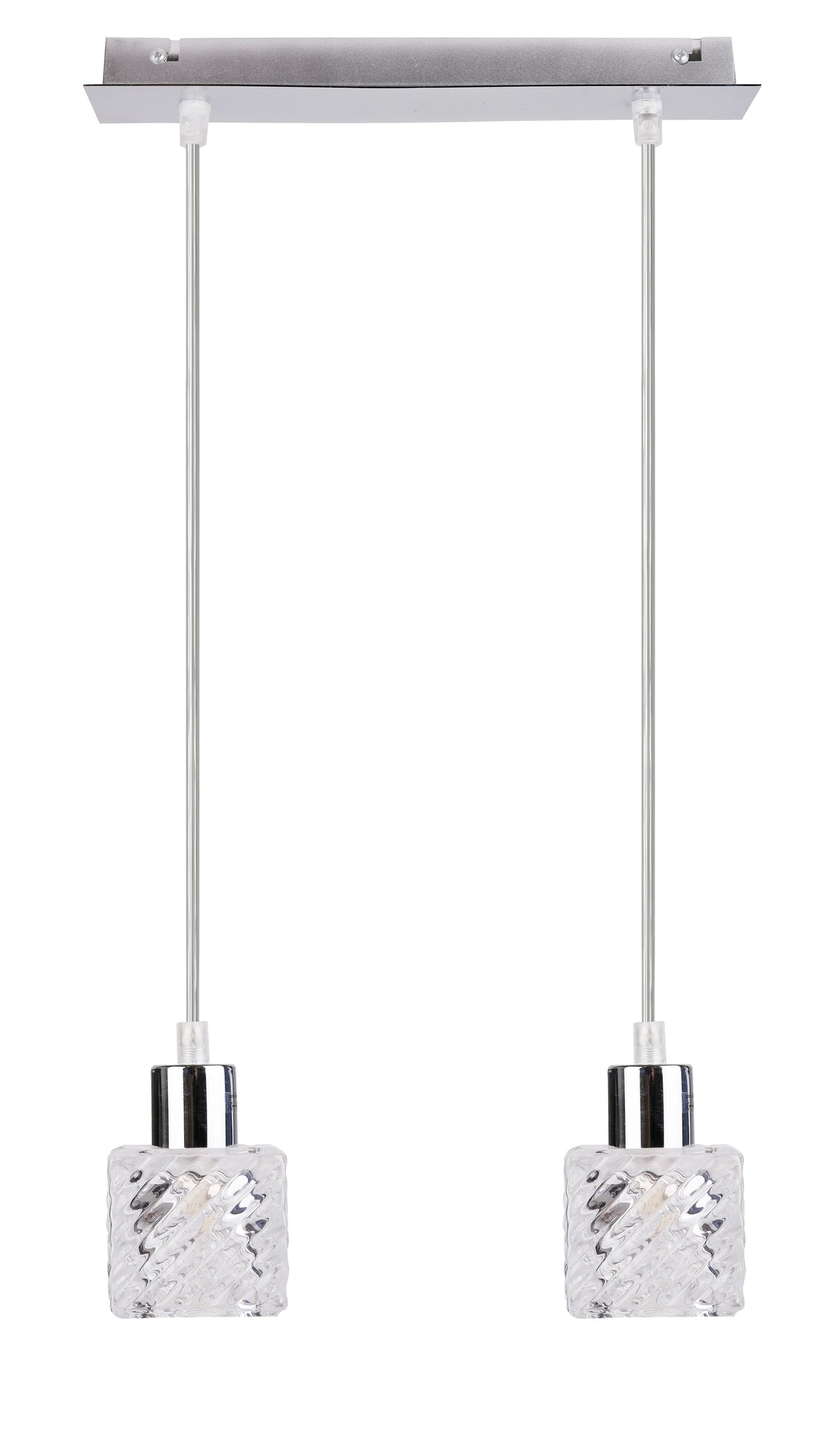 TOSCA zwis 2x40W G9 chrom+kryształ