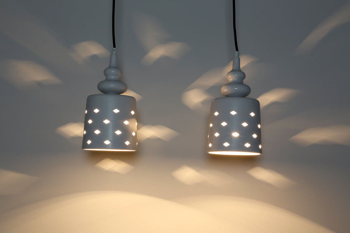 HAMP lampa wisząca 2x60W E27 biały
