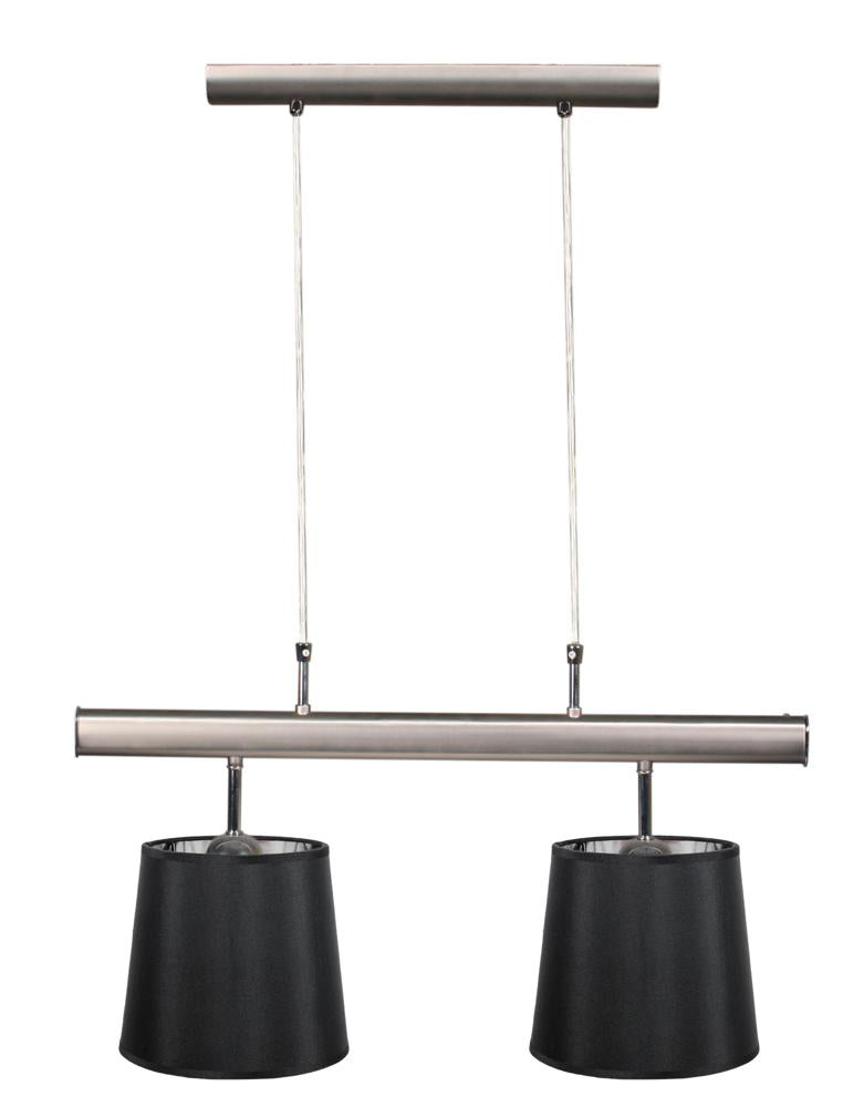 MILONGA lampa wisząca 2x60W E27 satyna