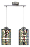 NOCTURNO lampa wisząca 2x40W E27 chrom