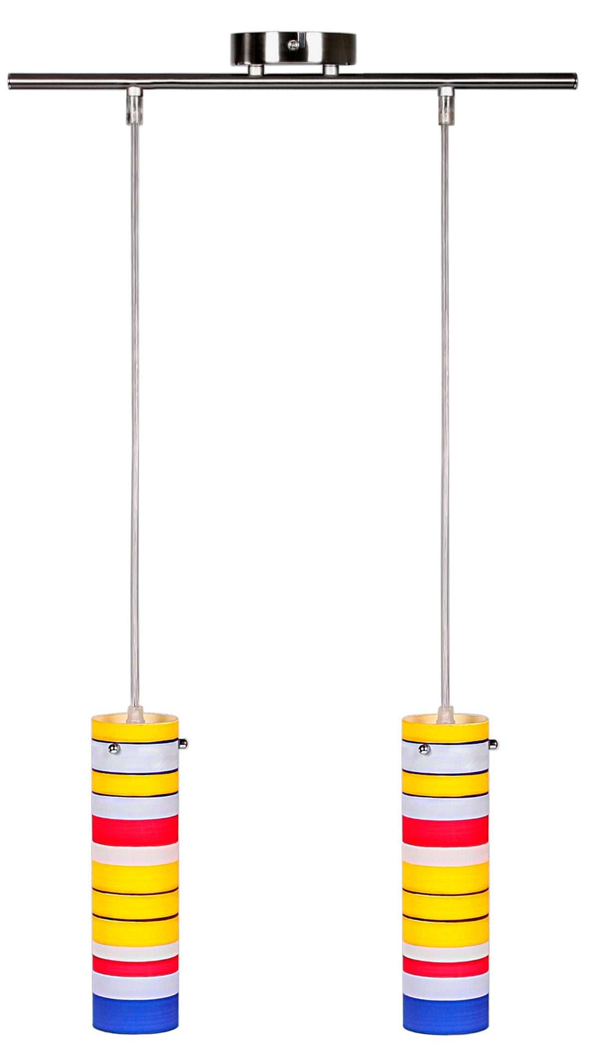 FRESCO zwis podwójny nikiel mat 2xg9/40W 230v
