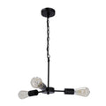 Sparta lampa wisząca czarny 3x60W E27
