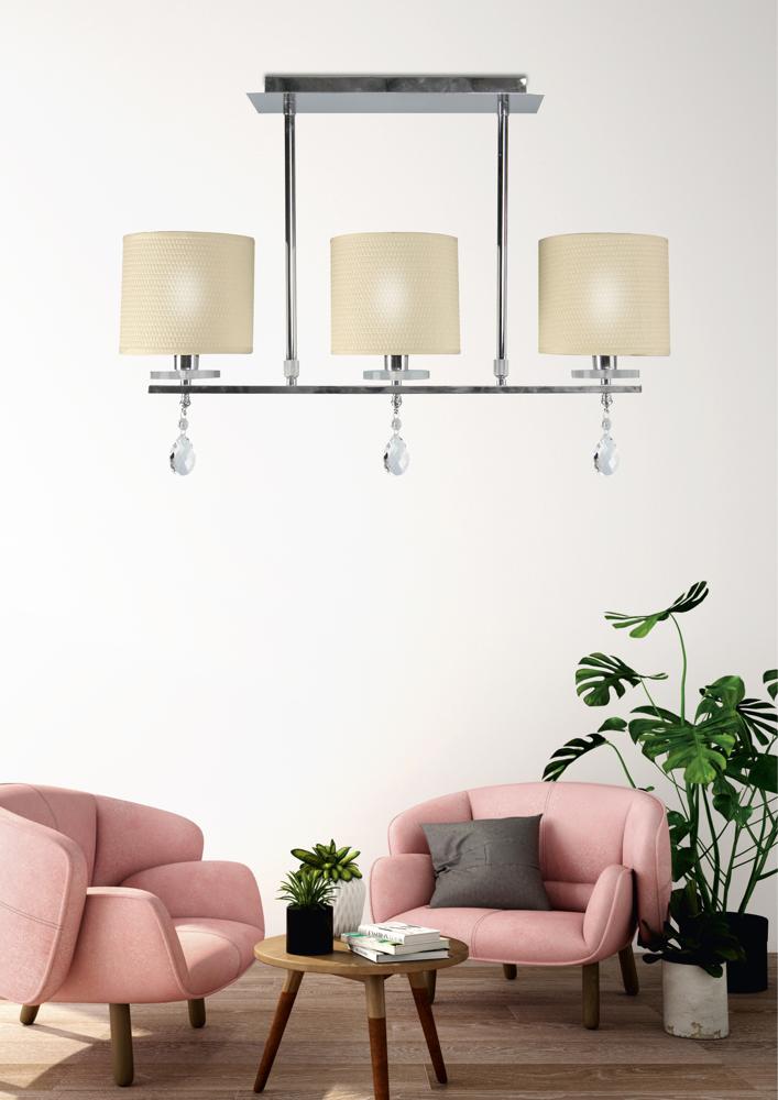 ESTERA lampa sufitowa 3x40W E14 chrom