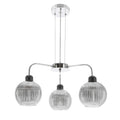 VERTON lampa wisząca chromowy 3x40W E27 klosz chromowy