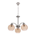 Lampa wisząca MEDINA srebrna 3x60W E27klasyczna elegancja do salonu jadalni