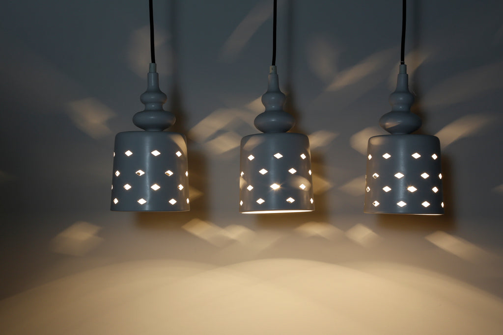 HAMP lampa wisząca 3x60W E27 biały
