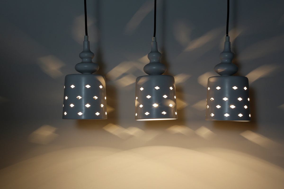 HAMP lampa wisząca 3x60W E27 biały