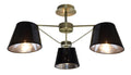 CORTEZ lampa wisząca 3x40W E14 patyna