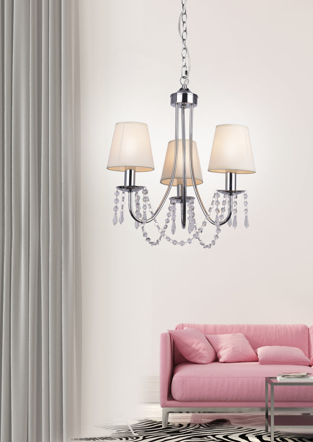 RUTI lampa wisząca 3x40W E14 beżowy