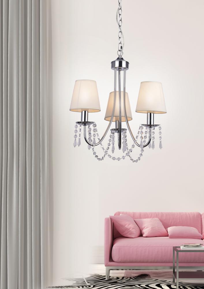 RUTI lampa wisząca 3x40W E14 beżowy