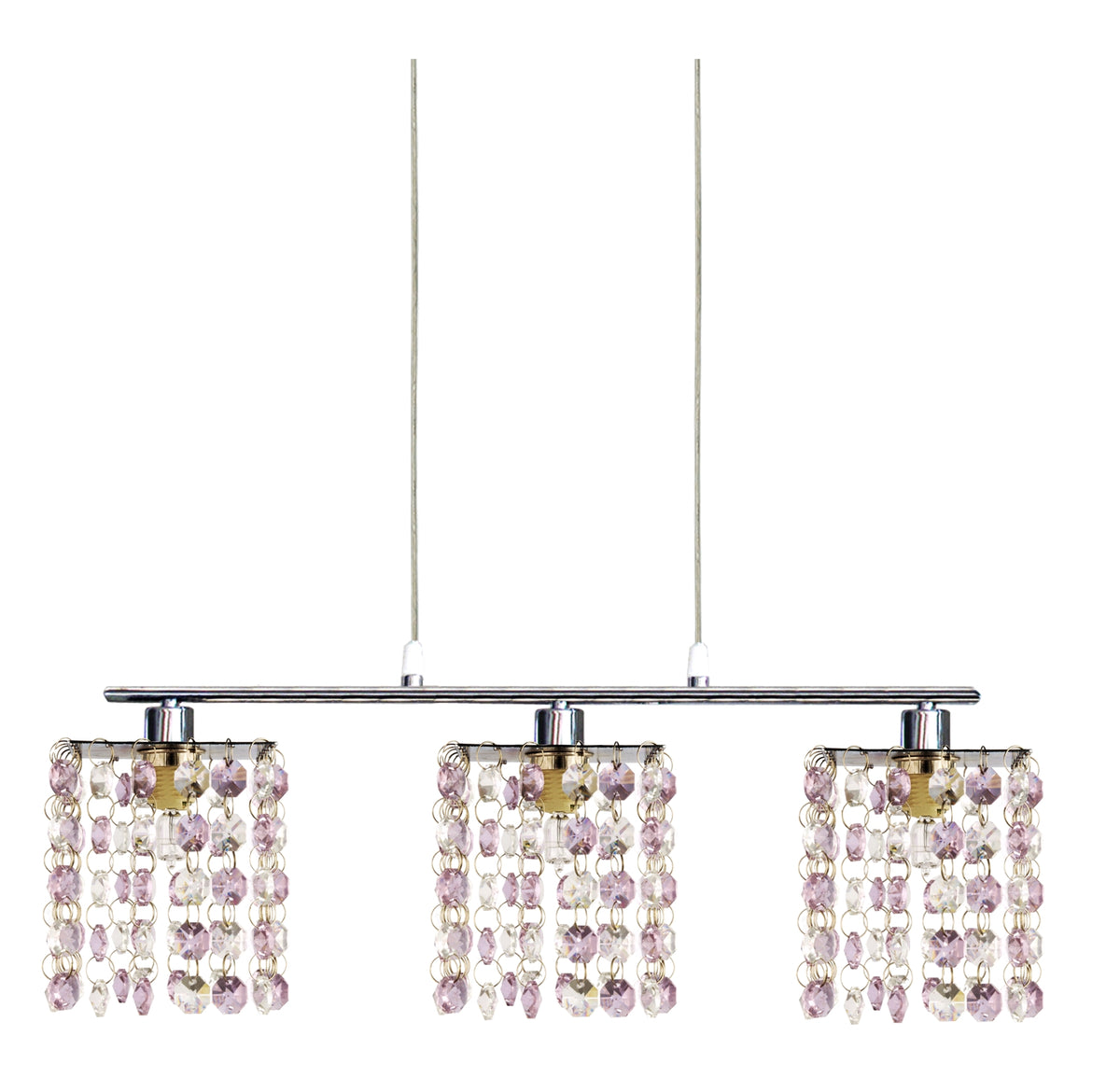 CLASSIC zwis 3x40W G9 fioletowy