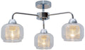 RAY lampa sufitowa 3x40W E14 chrom