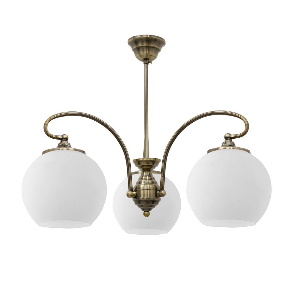 ORBIT lampa wisząca 3x60W E27 patynowa miedź